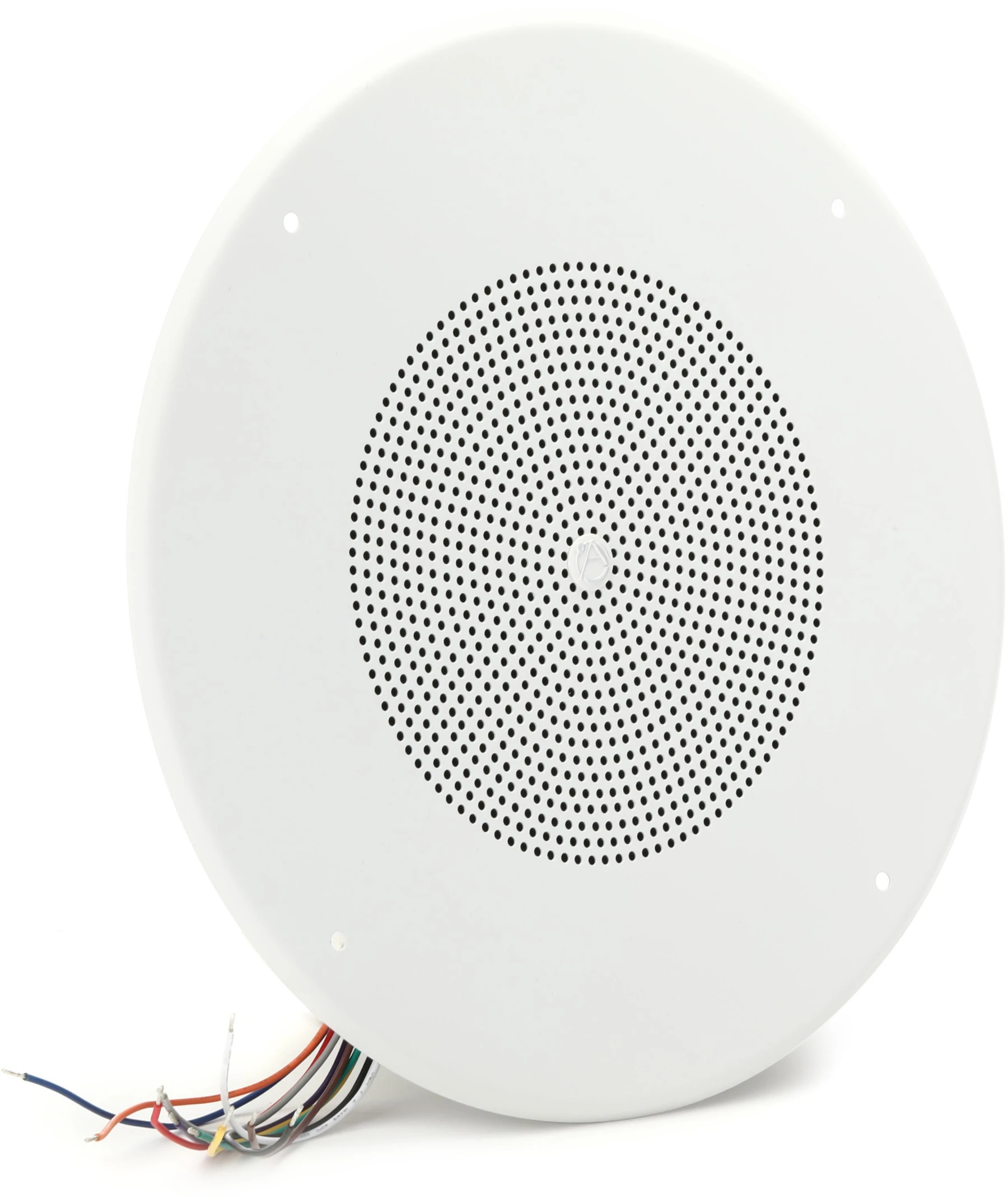 AtlasIED SD72W 8英寸 25W 25V/70V 带62-8障板的吸顶扬声器 - 白色