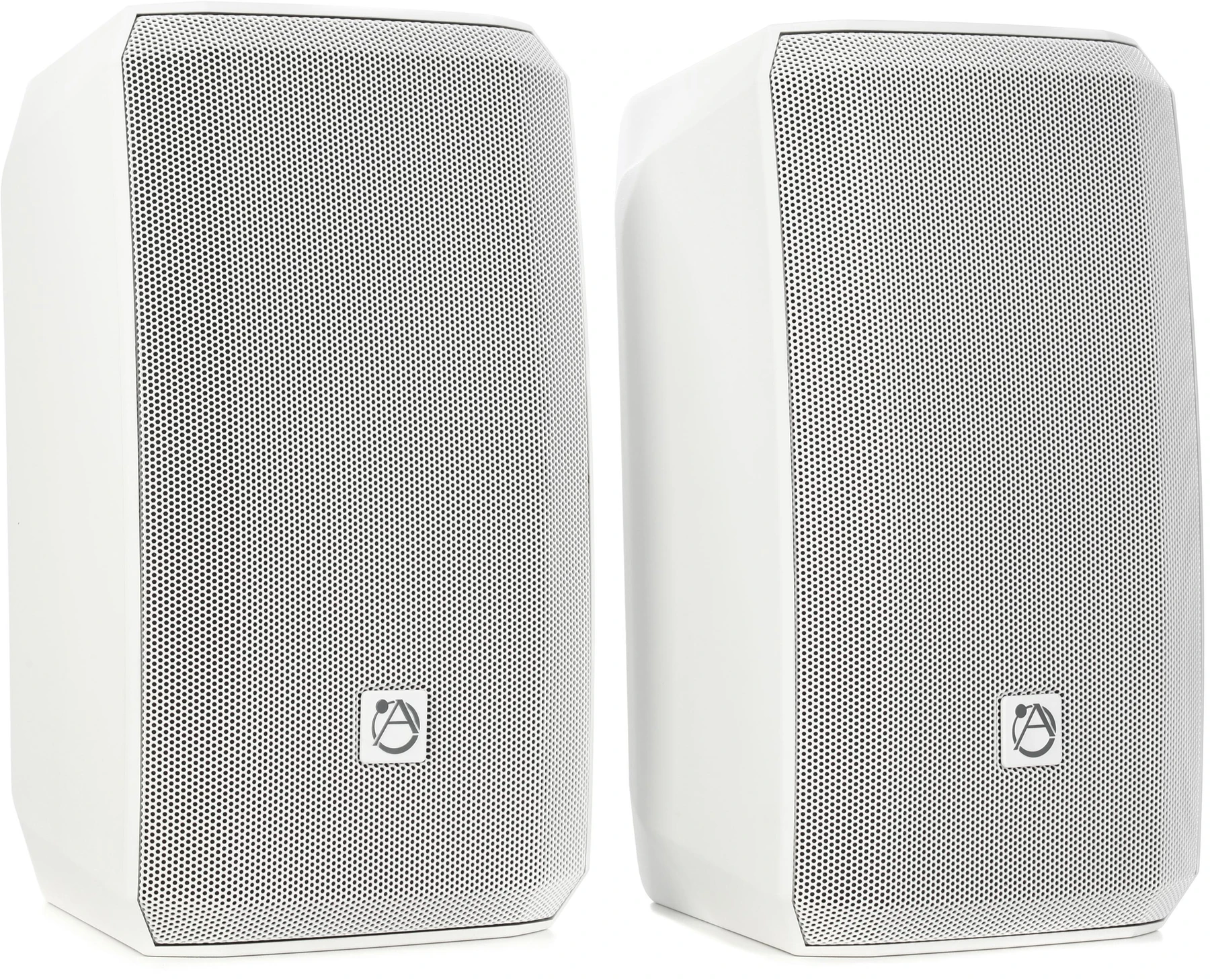 AtlasIED AS-6T 6.5英寸 300瓦 70V/100V 表面安装扬声器 - 白色（一对）
