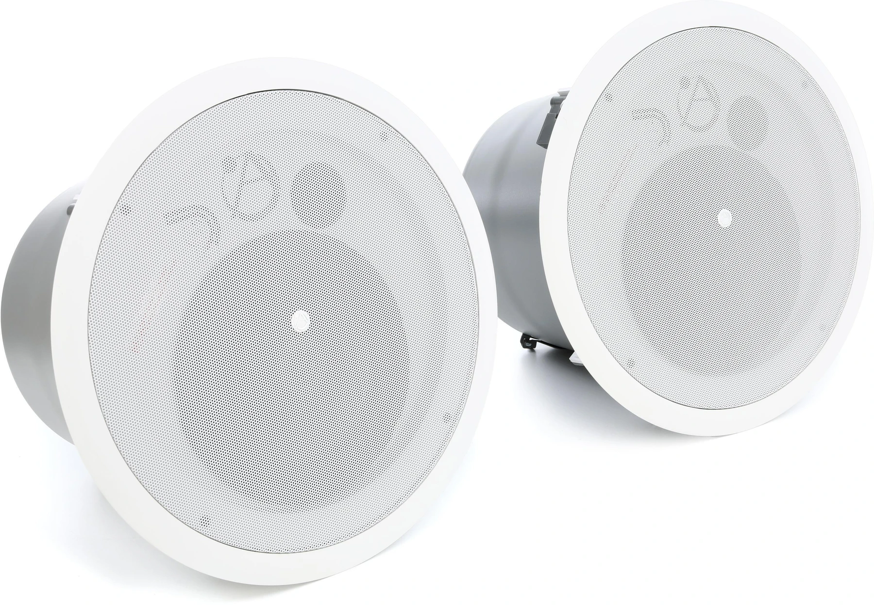 AtlasIED FAP82T 8英寸 60W 70/100V 吸顶扬声器 - 白色（一对）