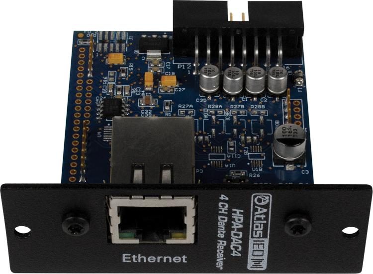 AtlasIED HPA-DAC4 适用于 HPA 功率放大器的四输入 Dante® 扩展卡