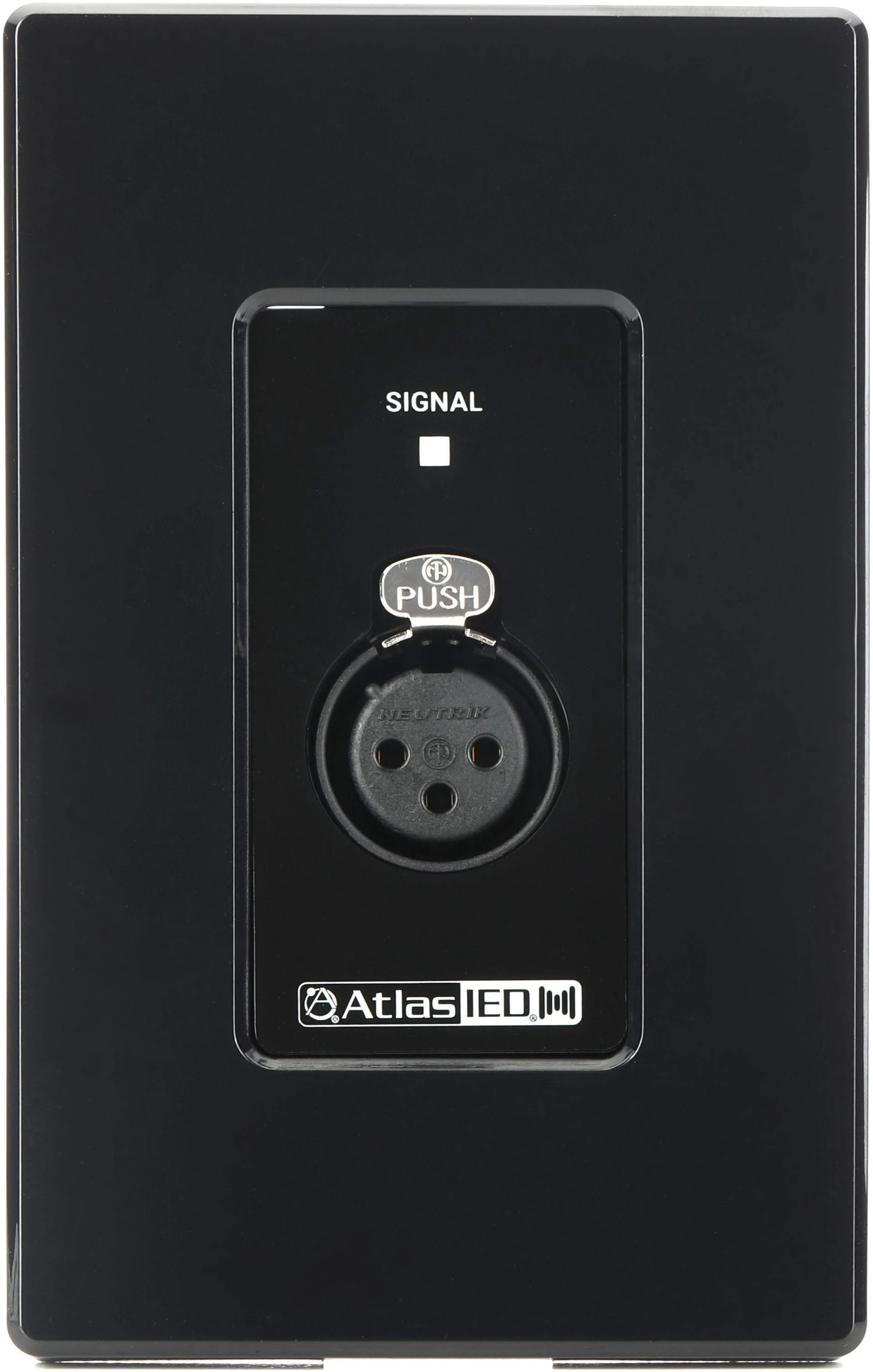AtlasIED A-XLR-US-B XLR 墙面音频输入接口 - 黑色