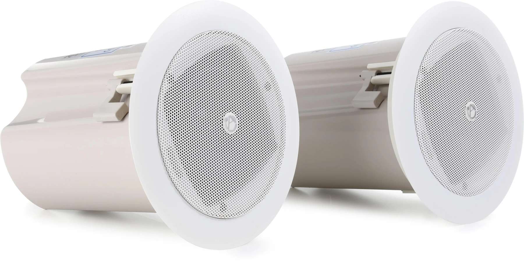 AtlasIED FAP40T 4 英寸 16W 70V/100V 吸顶扬声器（一对）- 白色