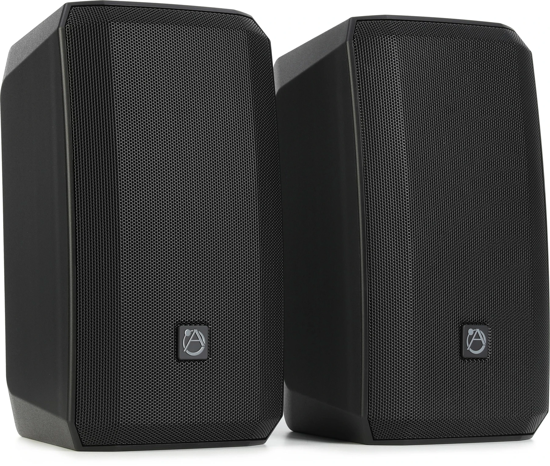 AtlasIED AS-6T 6.5英寸 300W 70V/100V 表面安装扬声器 - 黑色（一对）