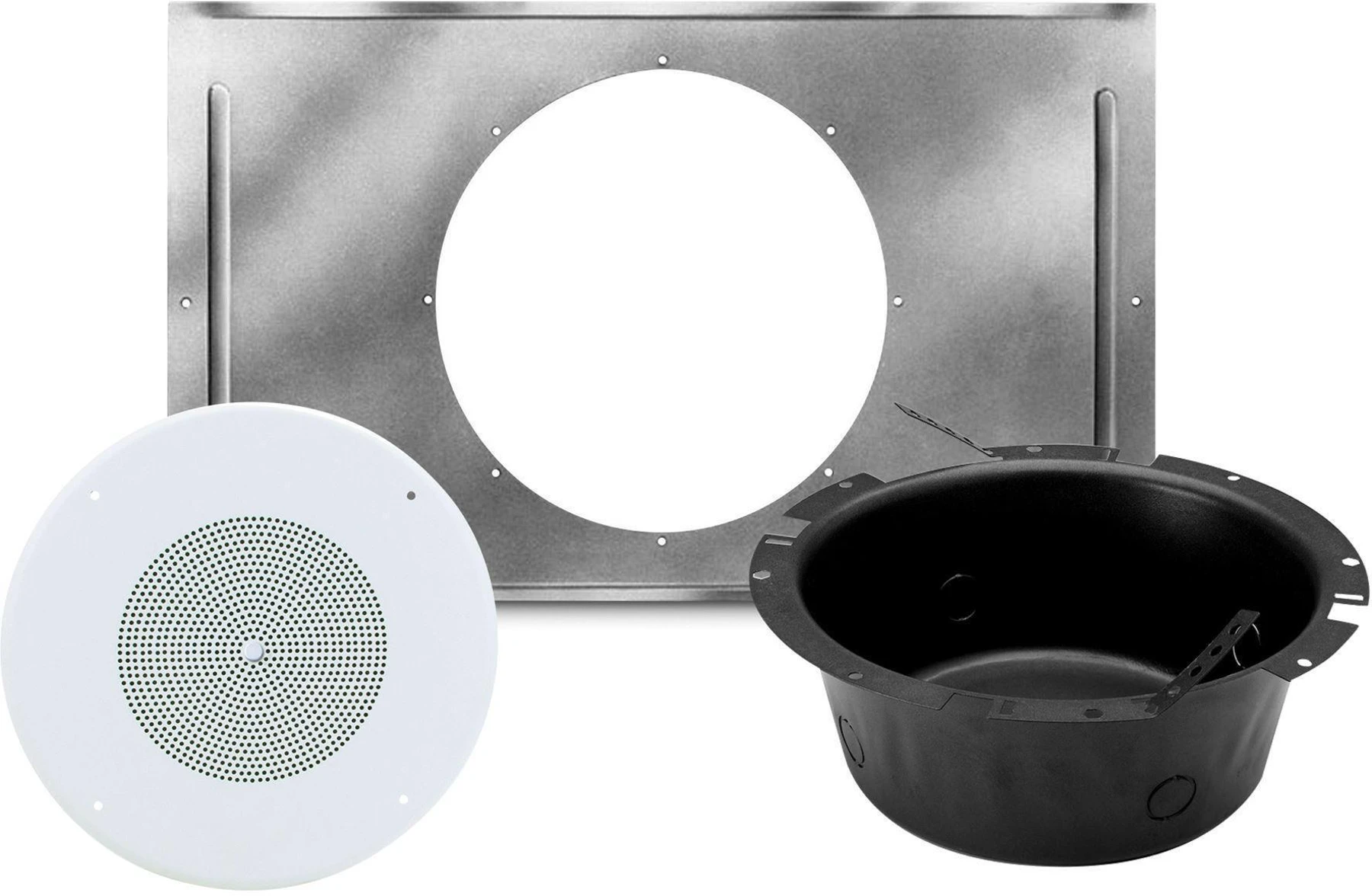 AtlasIED SD72WV-KIT 8 英寸双锥形嵌入式吸顶扬声器套件