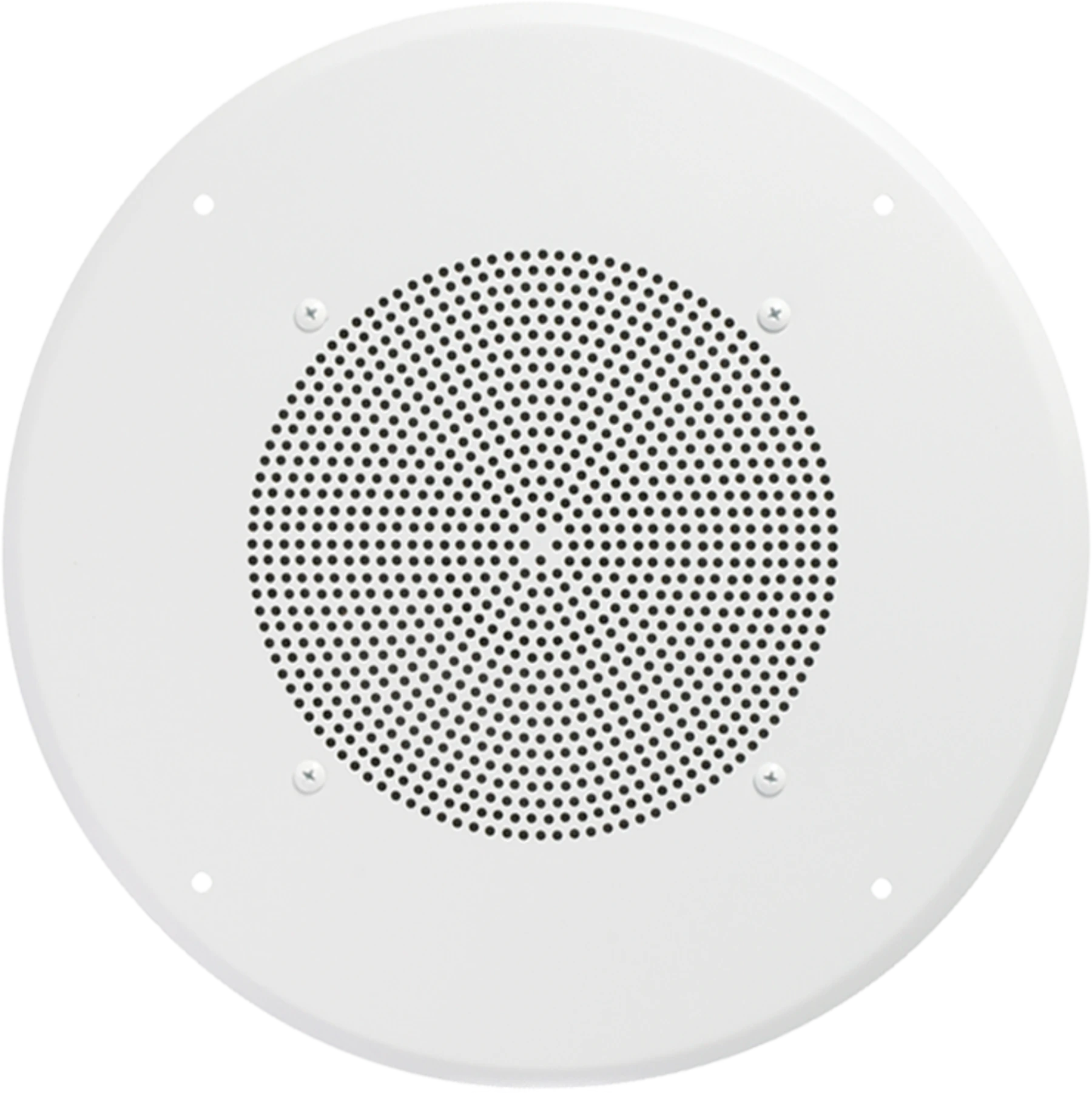 AtlasIED HD72W 8 英寸 4W 嵌入式吸顶扬声器，带 25V/70V 变压器 - 白色