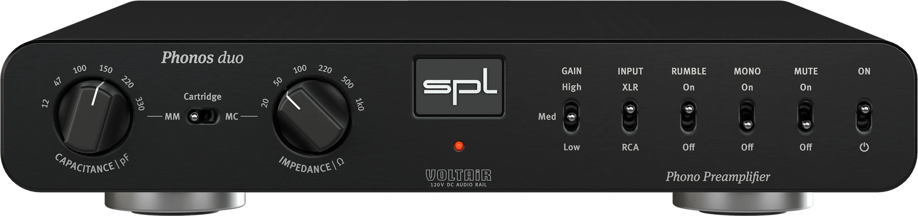 SPL Phonos Duo 唱头前置放大器 - 黑色