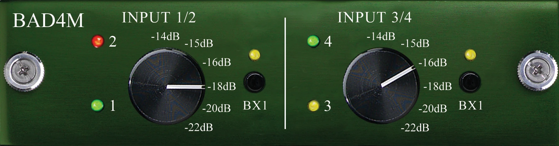 Burl Audio BAD4M 用于 B16 Mothership 的 4 通道 ADC 卡 - 水平式