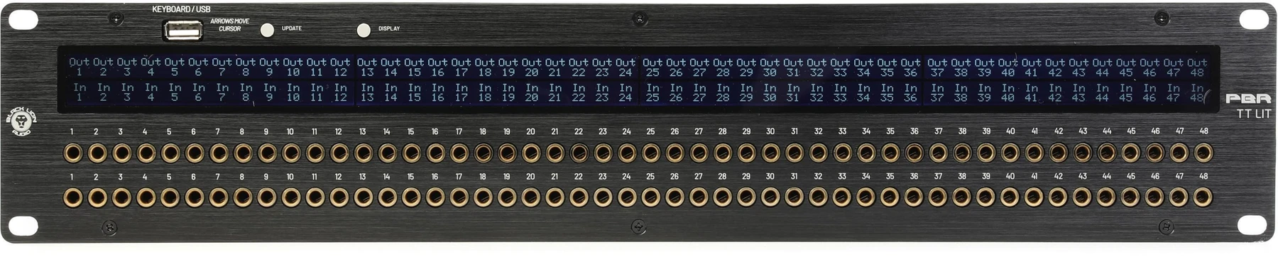 Black Lion Audio PBR TT LIT 96点镀金 TT/DB-25 跳线盘