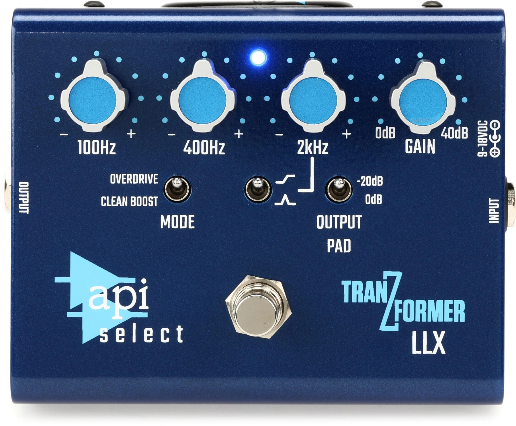 API TranZformer LLX 贝斯均衡/增益过载效果器踏板