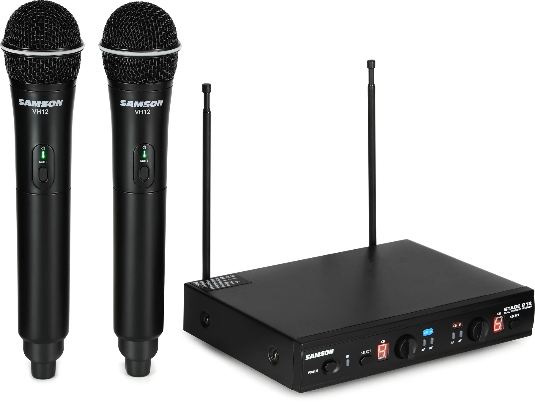 Samson Stage 212 双通道手持式 VHF 无线系统