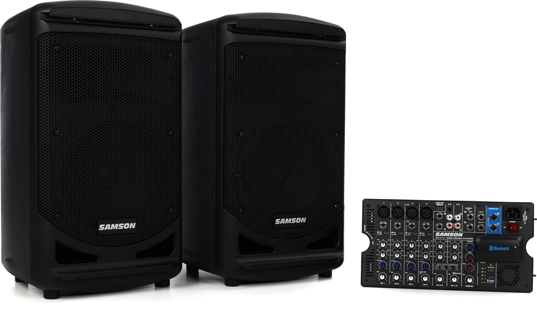Samson Expedition XP800 8 通道 800W 便携式扩声系统