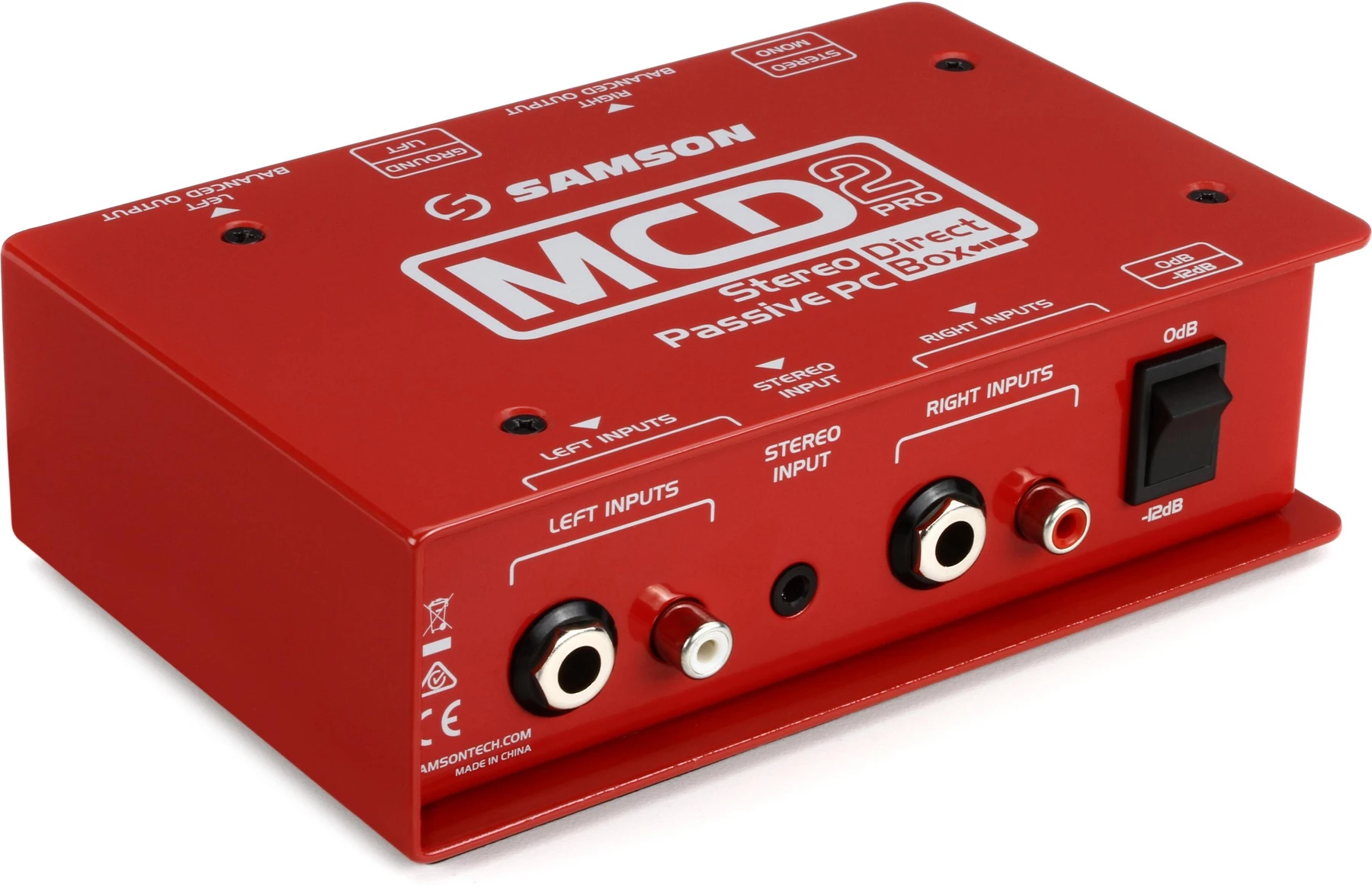 Samson MCD2 Pro 双通道无源 A/V 直接盒