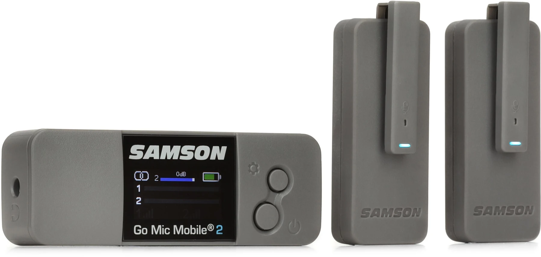 Samson Go Mic Mobile 2 数字无线麦克风系统 - 2.4 GHz