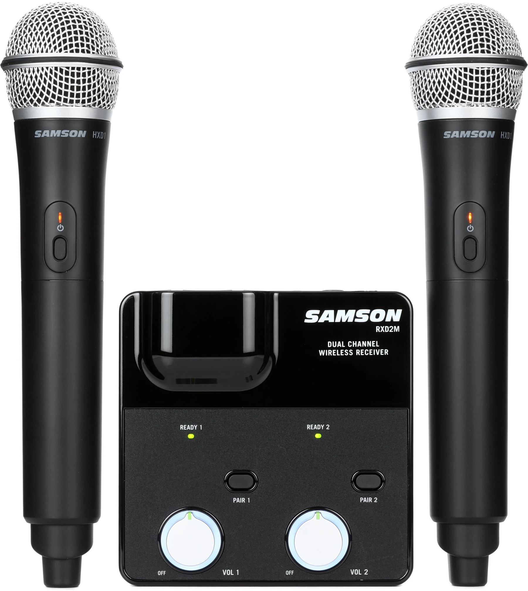 Samson XPD2m 双通道无线手持麦克风系统 - 2.4 GHz