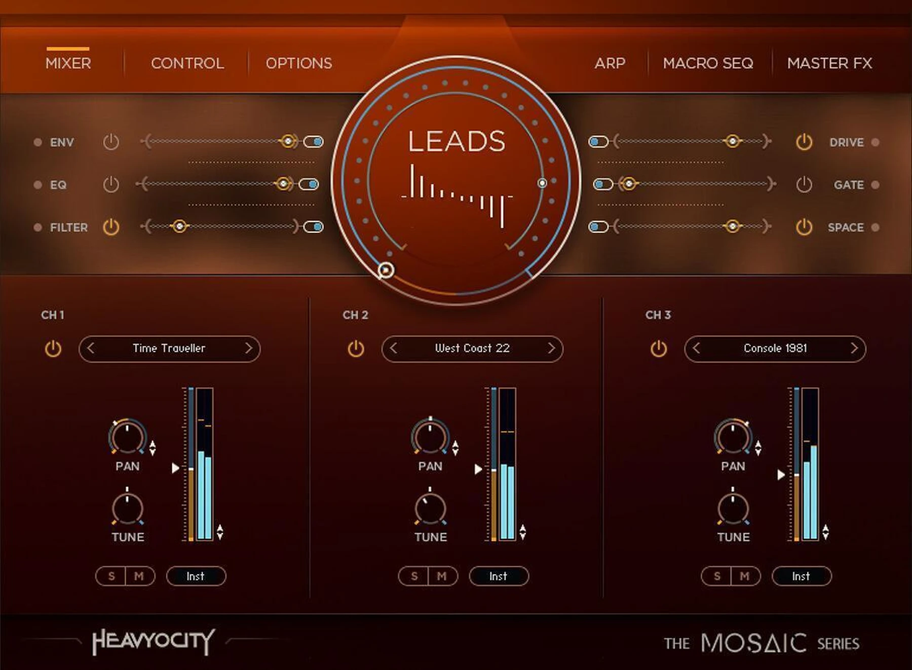 Heavyocity Mosaic Leads 合成器虚拟乐器