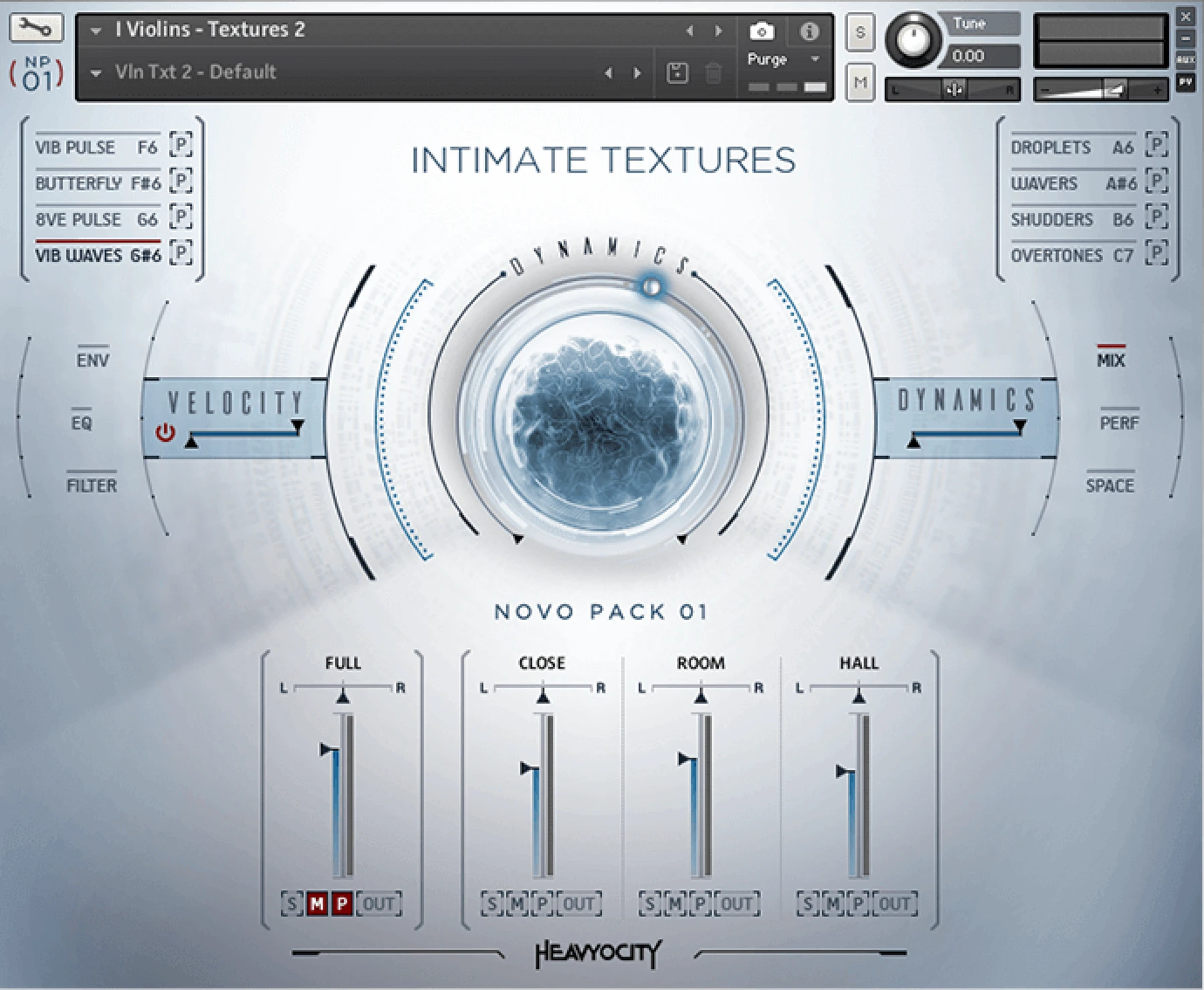 Heavyocity Intimate Textures：NOVO Pack 01 弦乐器软件