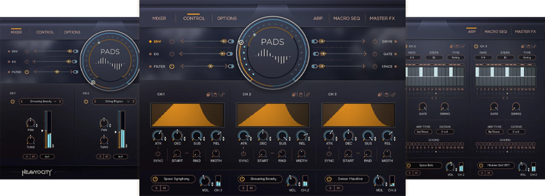 Heavyocity Mosaic Pads 电影感铺底音色乐器软件
