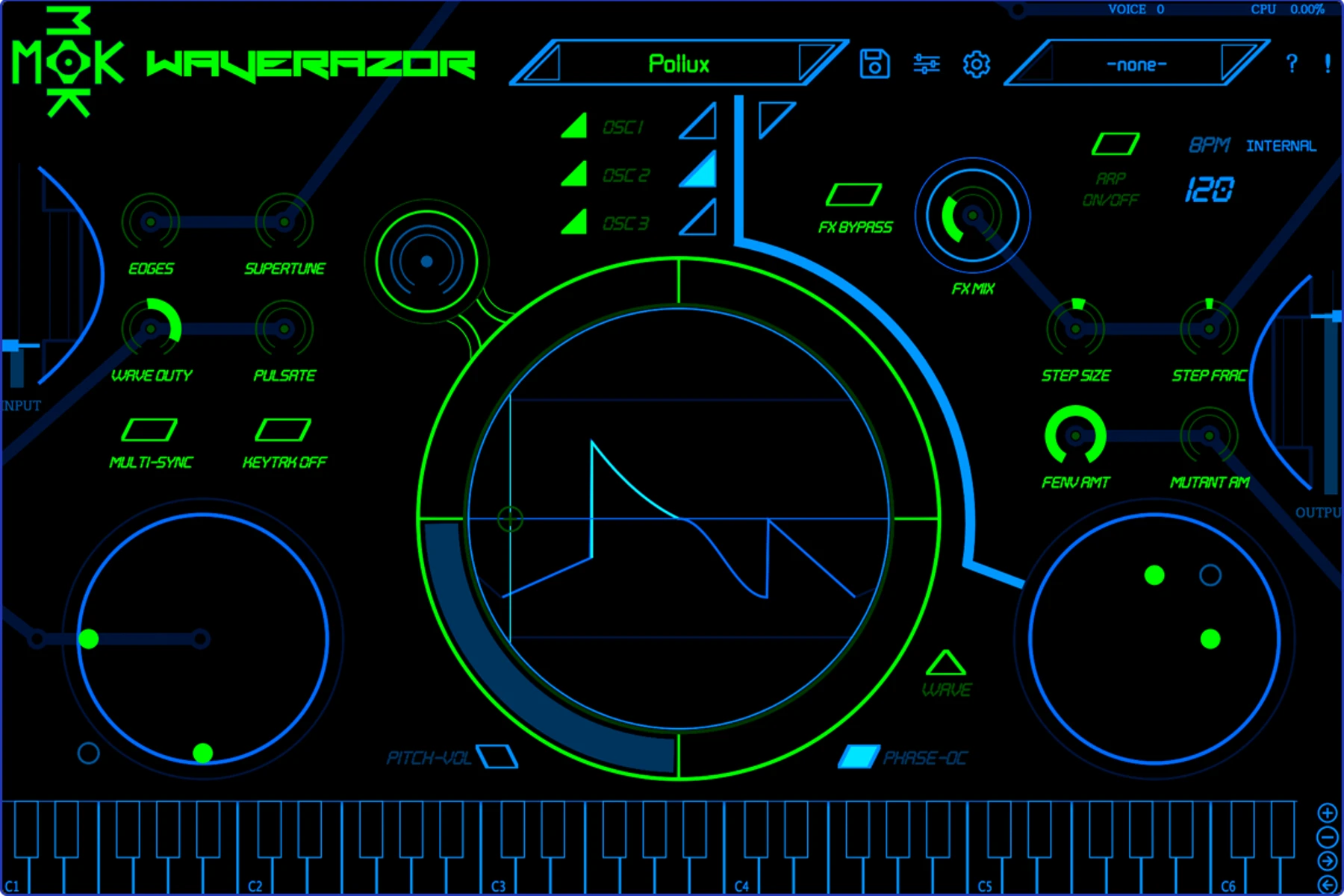 Tracktion Waverazor 合成器插件