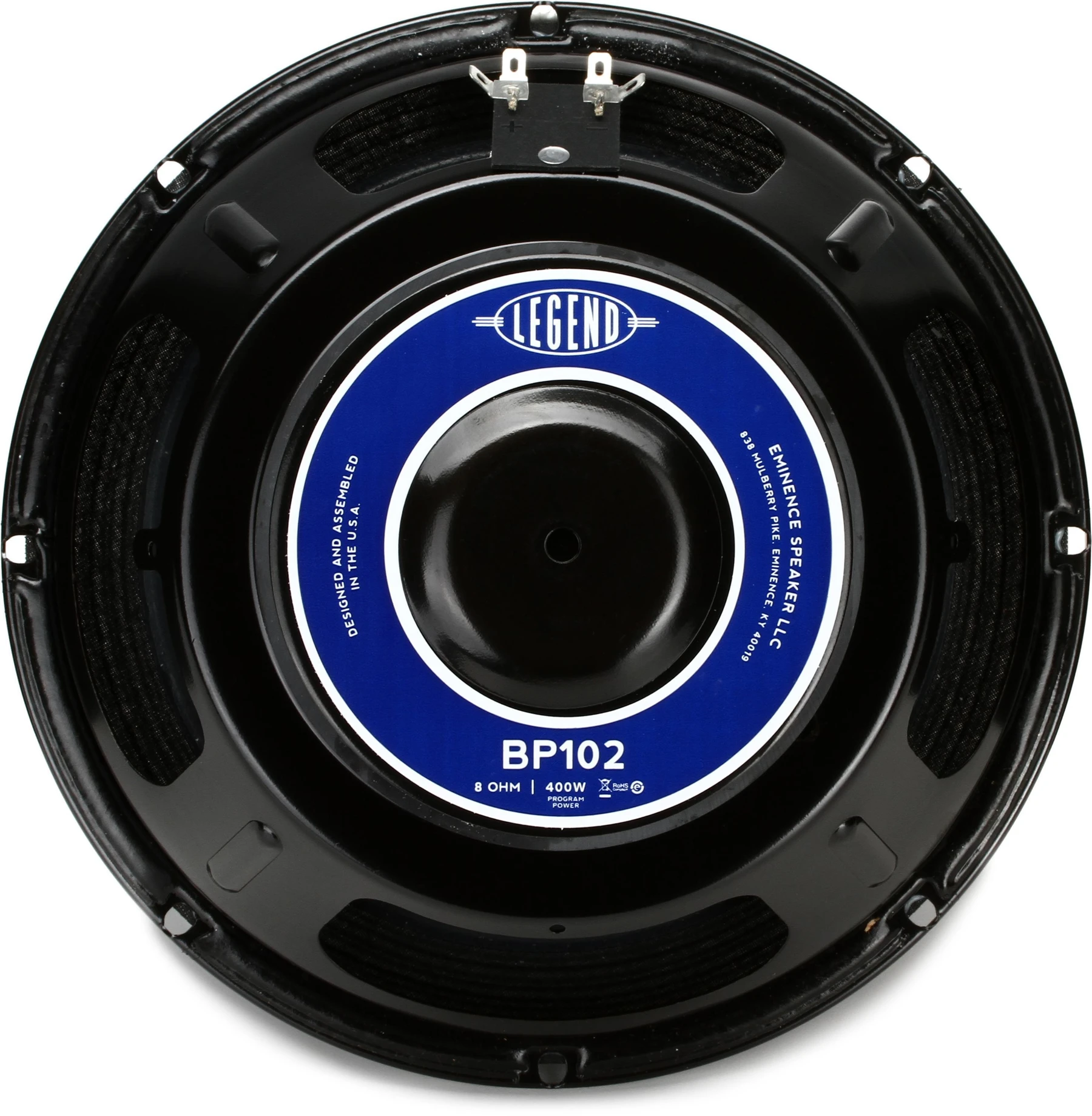 Eminence Legend BP102 10 英寸 400 瓦替换式贝斯音箱扬声器 - 8 欧姆