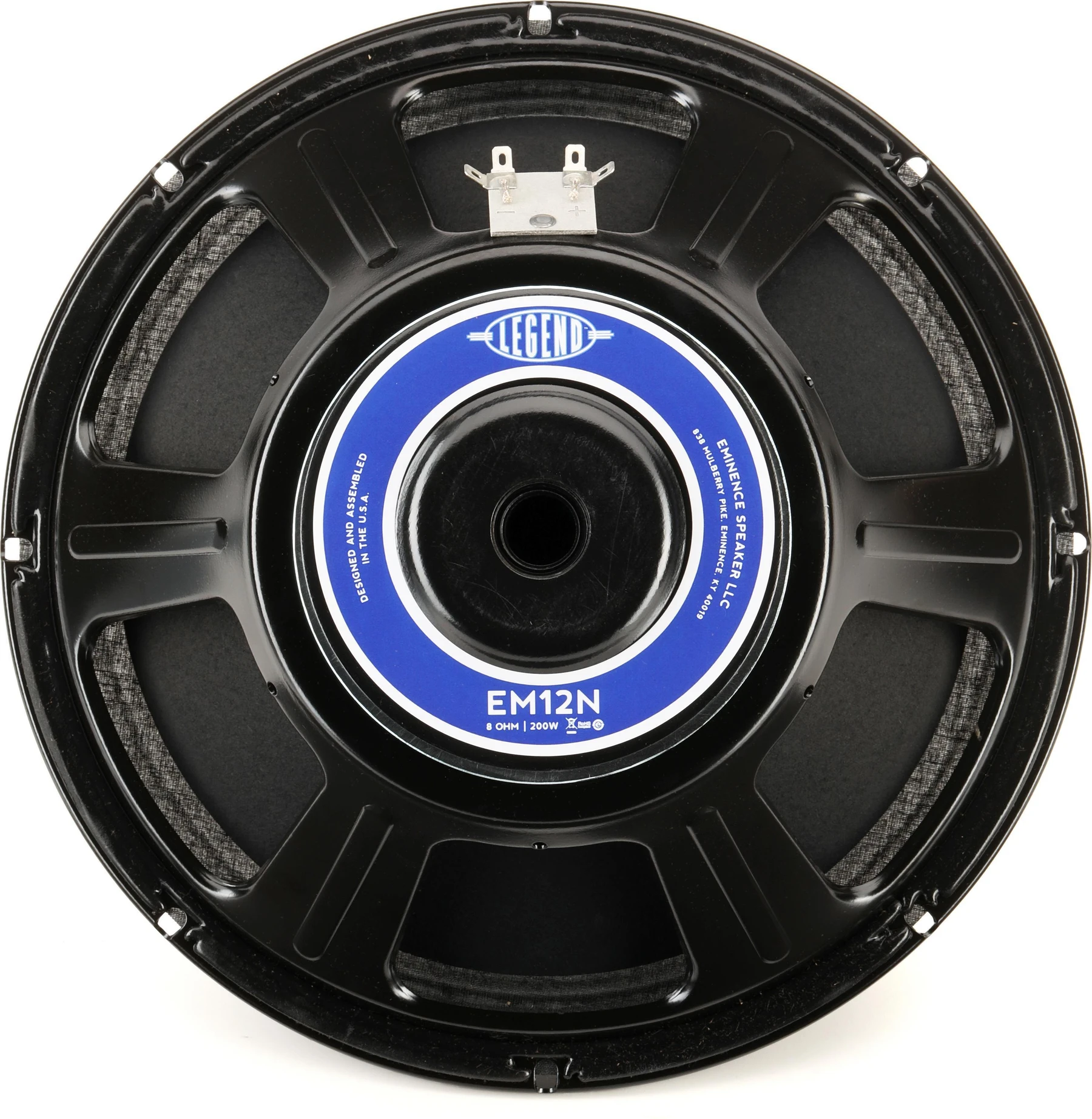 Eminence Legend EM12N 12 英寸 200 瓦替换式吉他音箱扬声器 - 8 欧姆