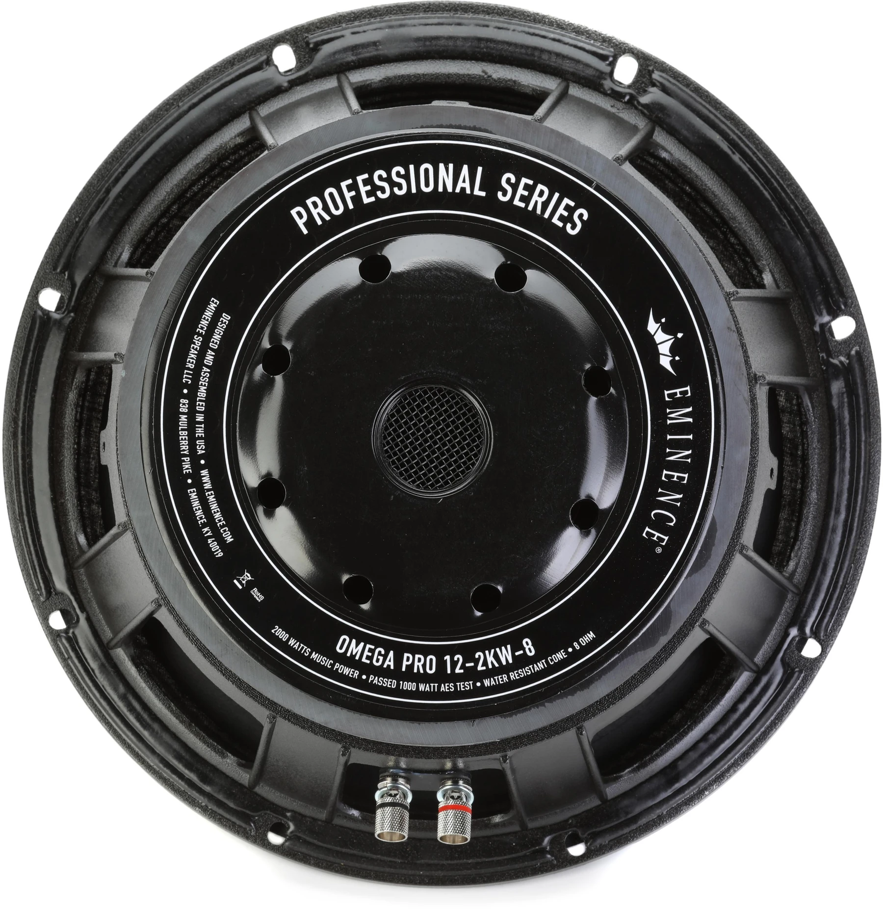 Eminence Omega Pro-12-2KW-8 12英寸 2000瓦替换式扬声器 - 8欧姆