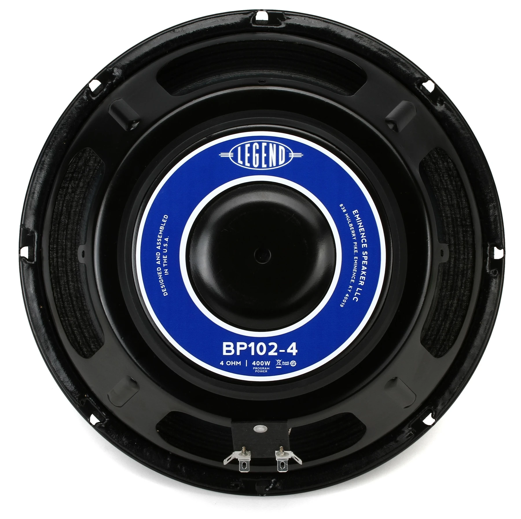 Eminence Legend BP102 10英寸 400瓦替换式贝斯音箱扬声器 - 4欧姆