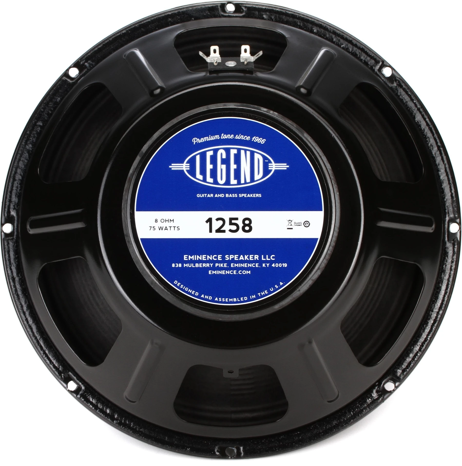 Eminence Legend 1258 12英寸 75瓦替换式吉他音箱扬声器 - 8欧姆