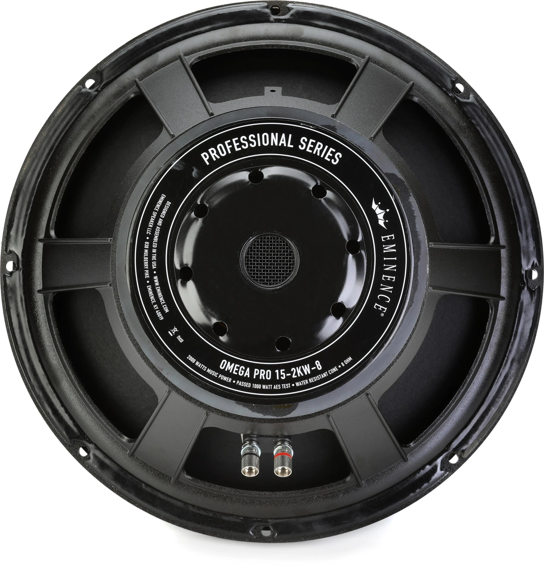 Eminence Omega Pro-15-2KW 15英寸 1600瓦替换式扬声器 - 8欧姆