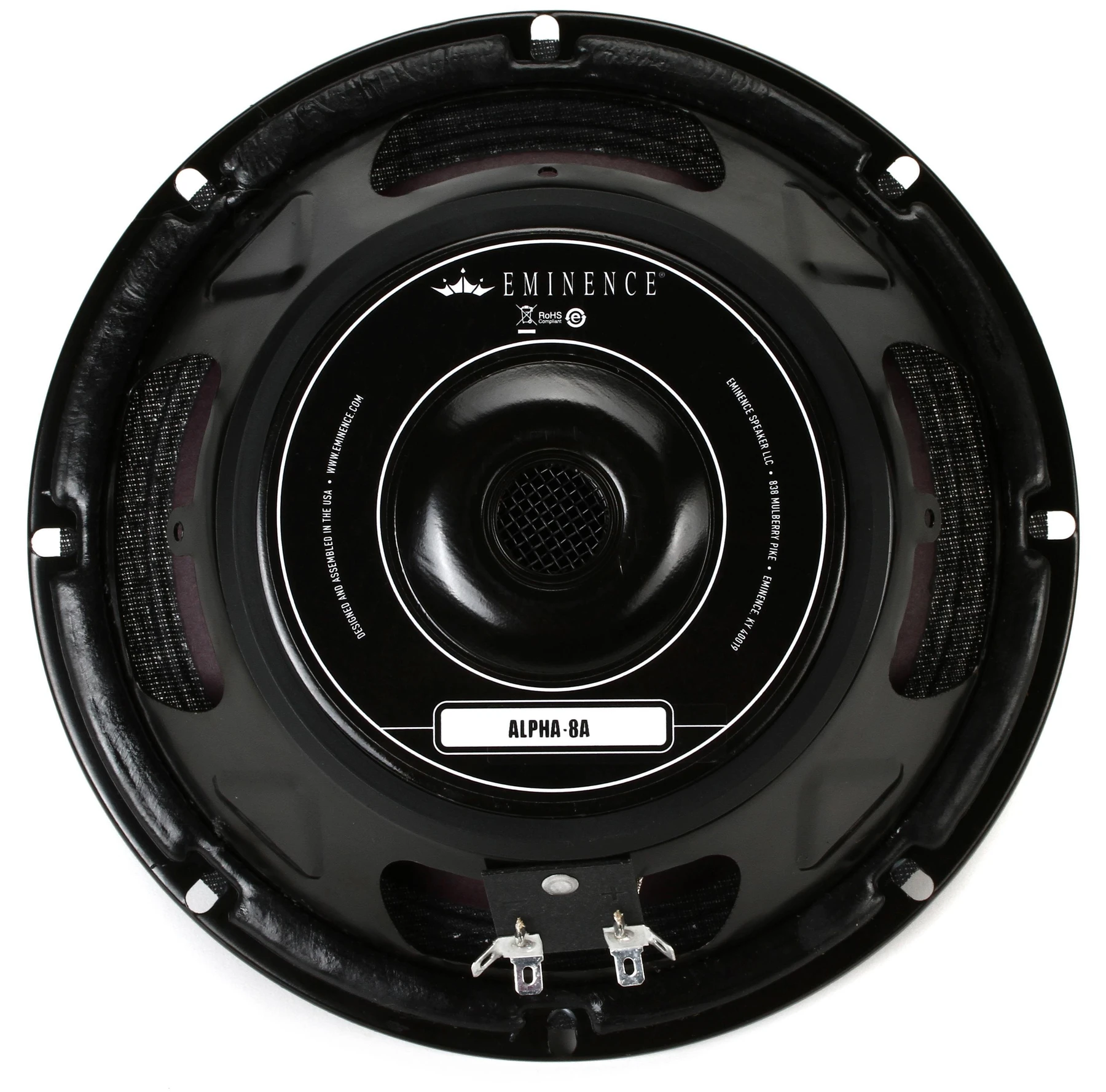 Eminence Alpha-8A 美国标准系列 8英寸 125瓦替换式扬声器 - 8欧姆