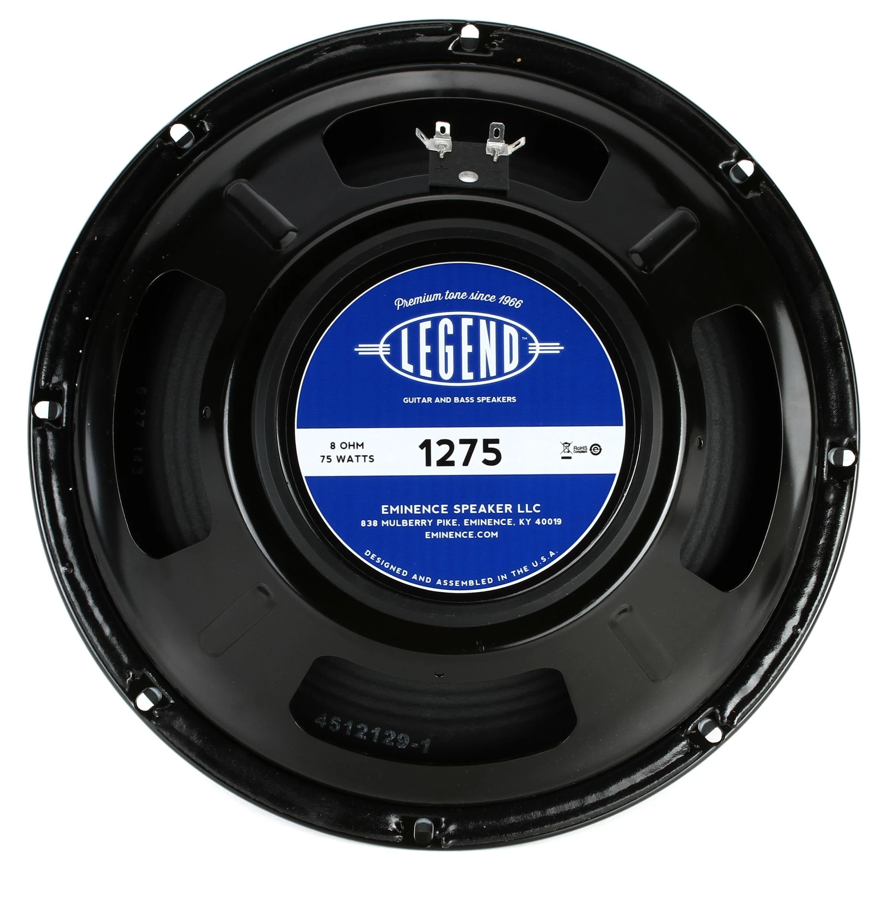 Eminence Legend 1275 12 英寸 75 瓦替换用吉他音箱扬声器 - 8 欧姆