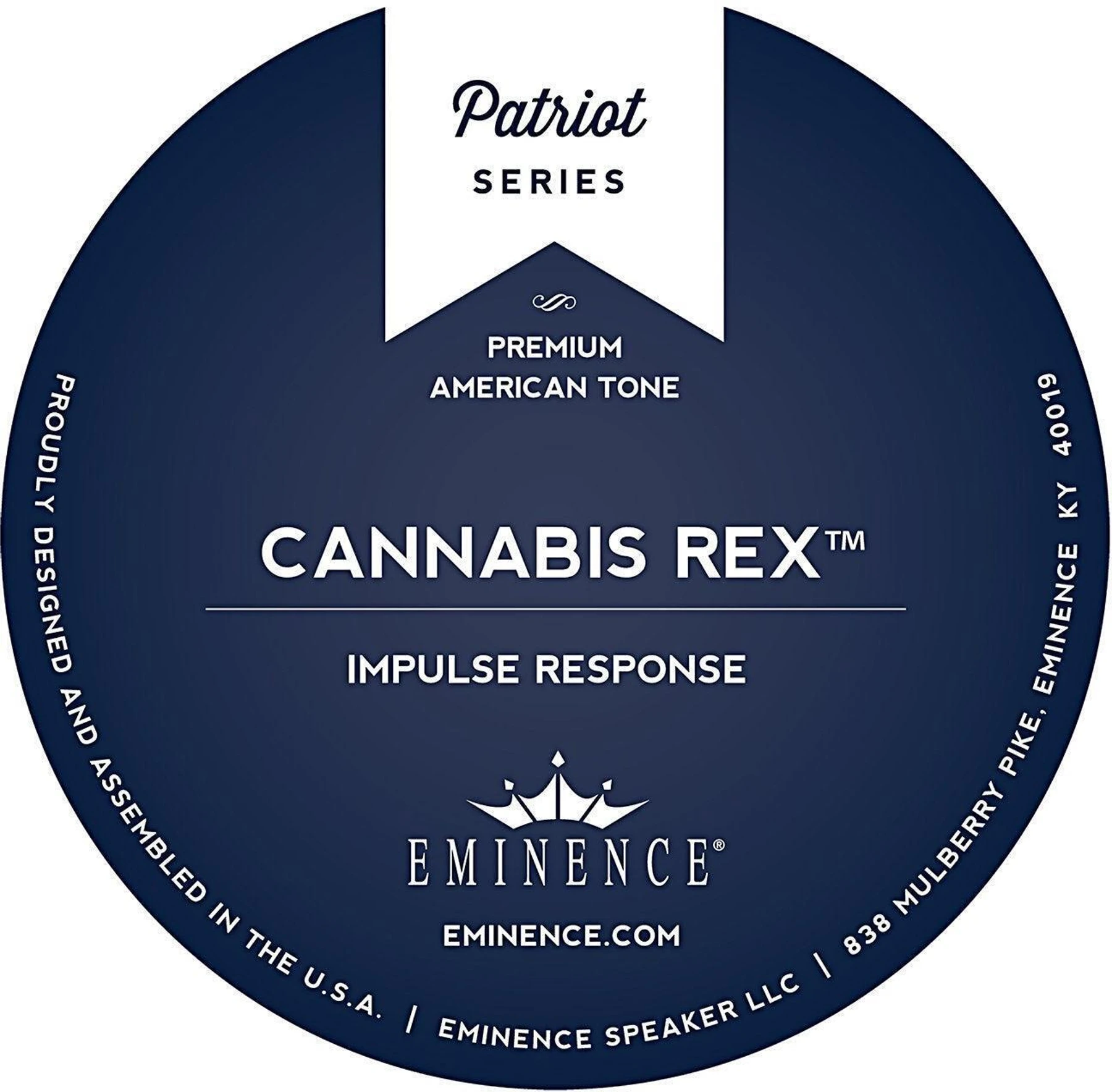 Eminence Cannabis Rex 12 扬声器脉冲响应