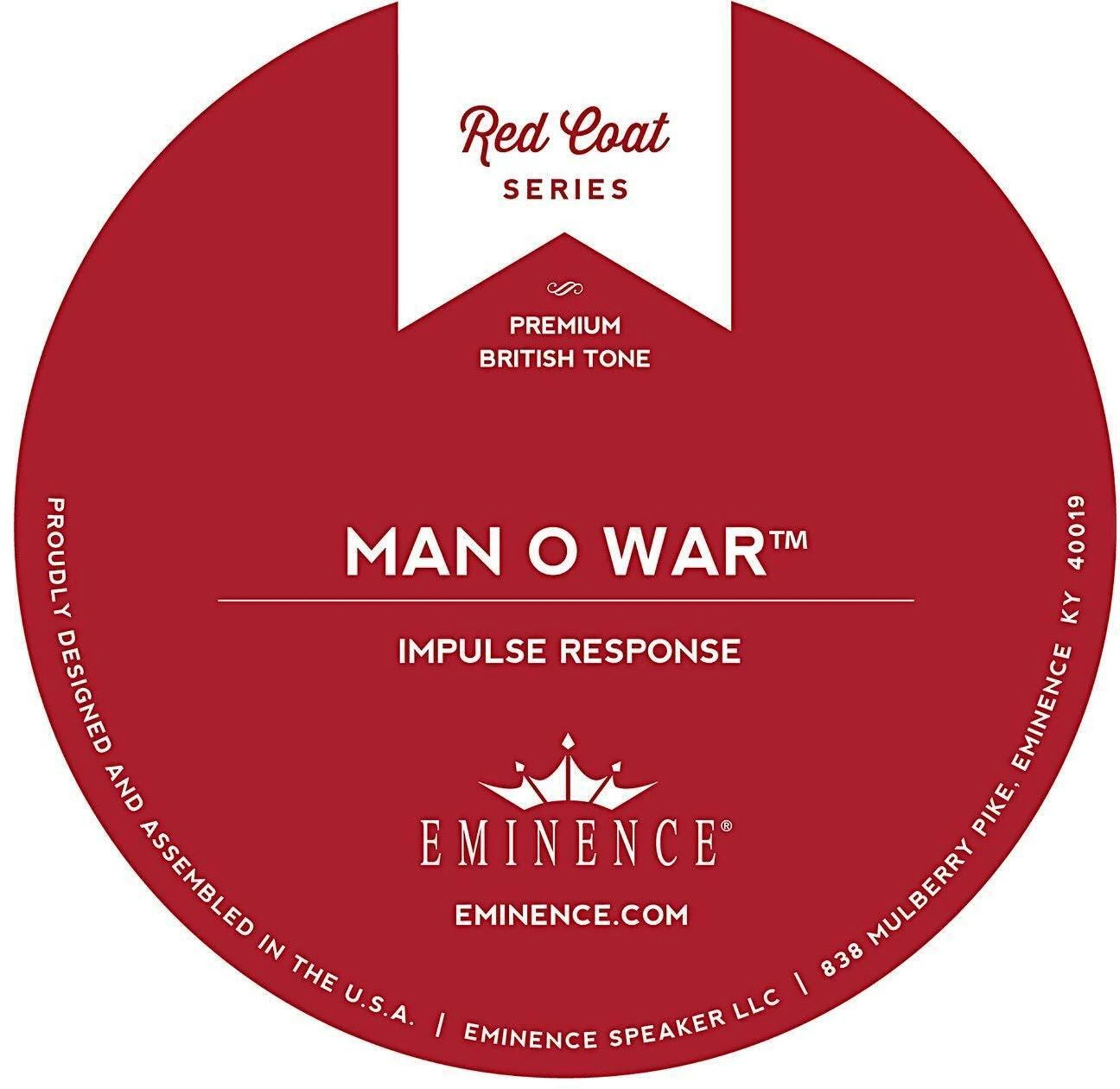 Eminence Man O War 扬声器脉冲响应