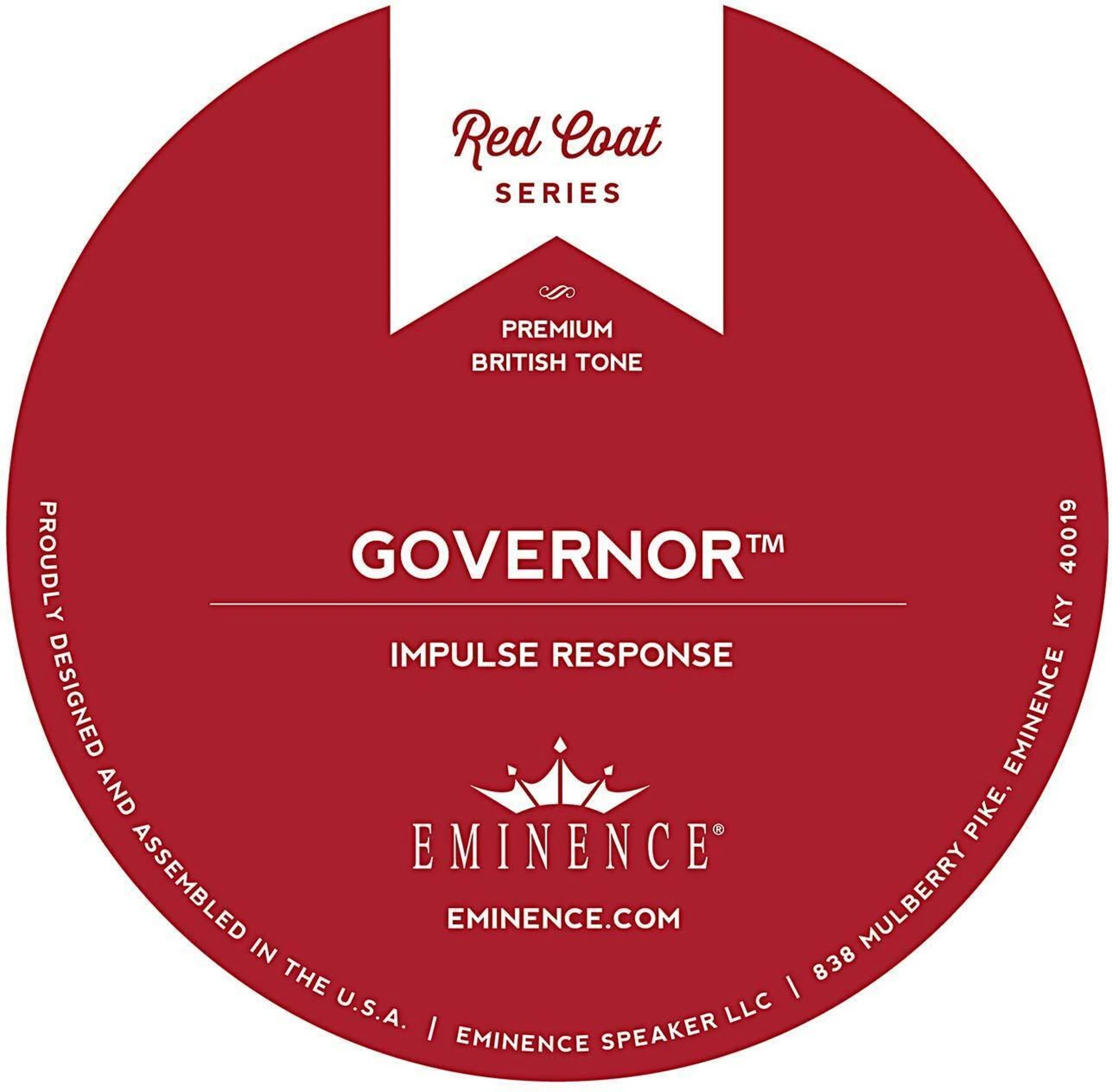 Eminence Governor 扬声器脉冲响应