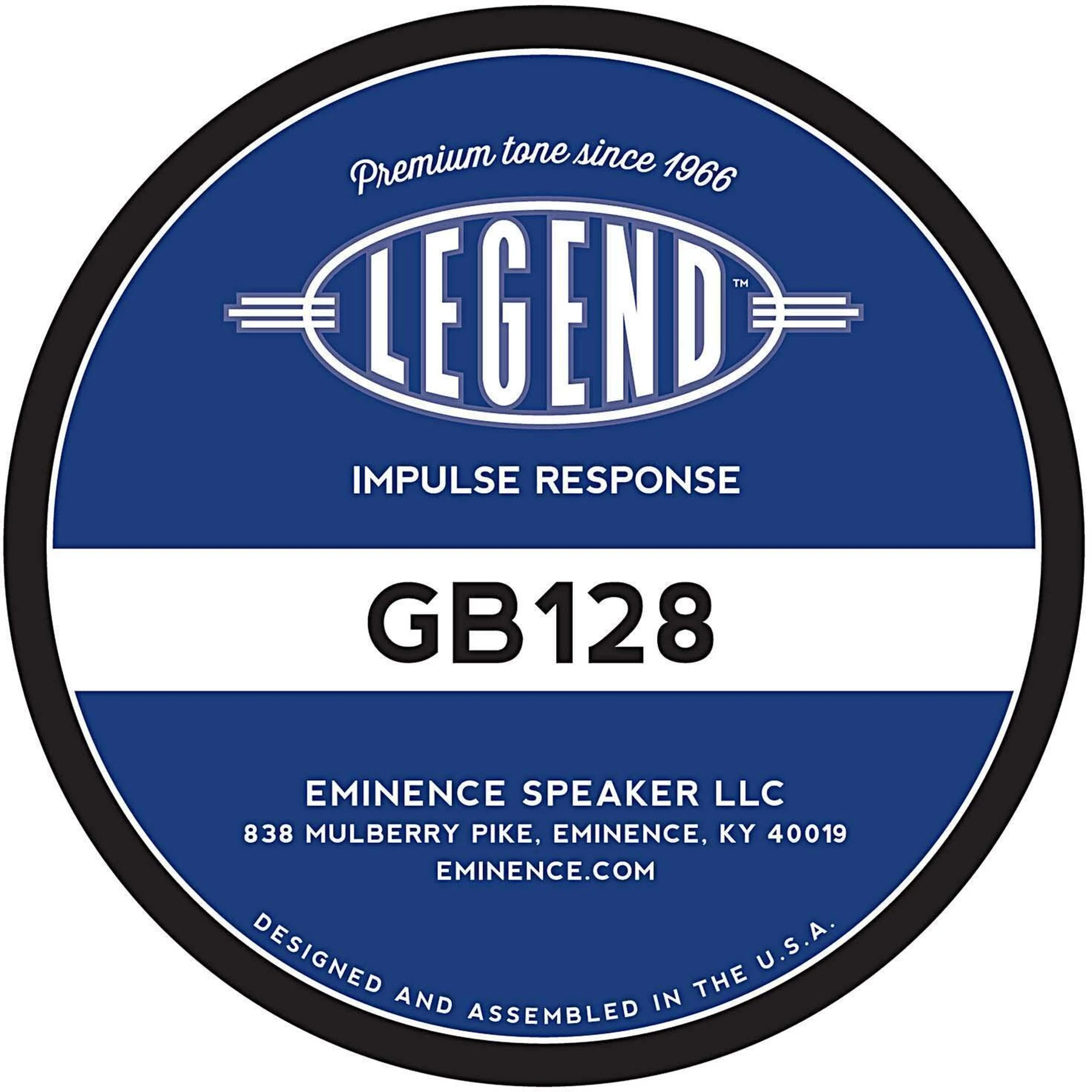 Eminence Legend GB-128 扬声器脉冲响应