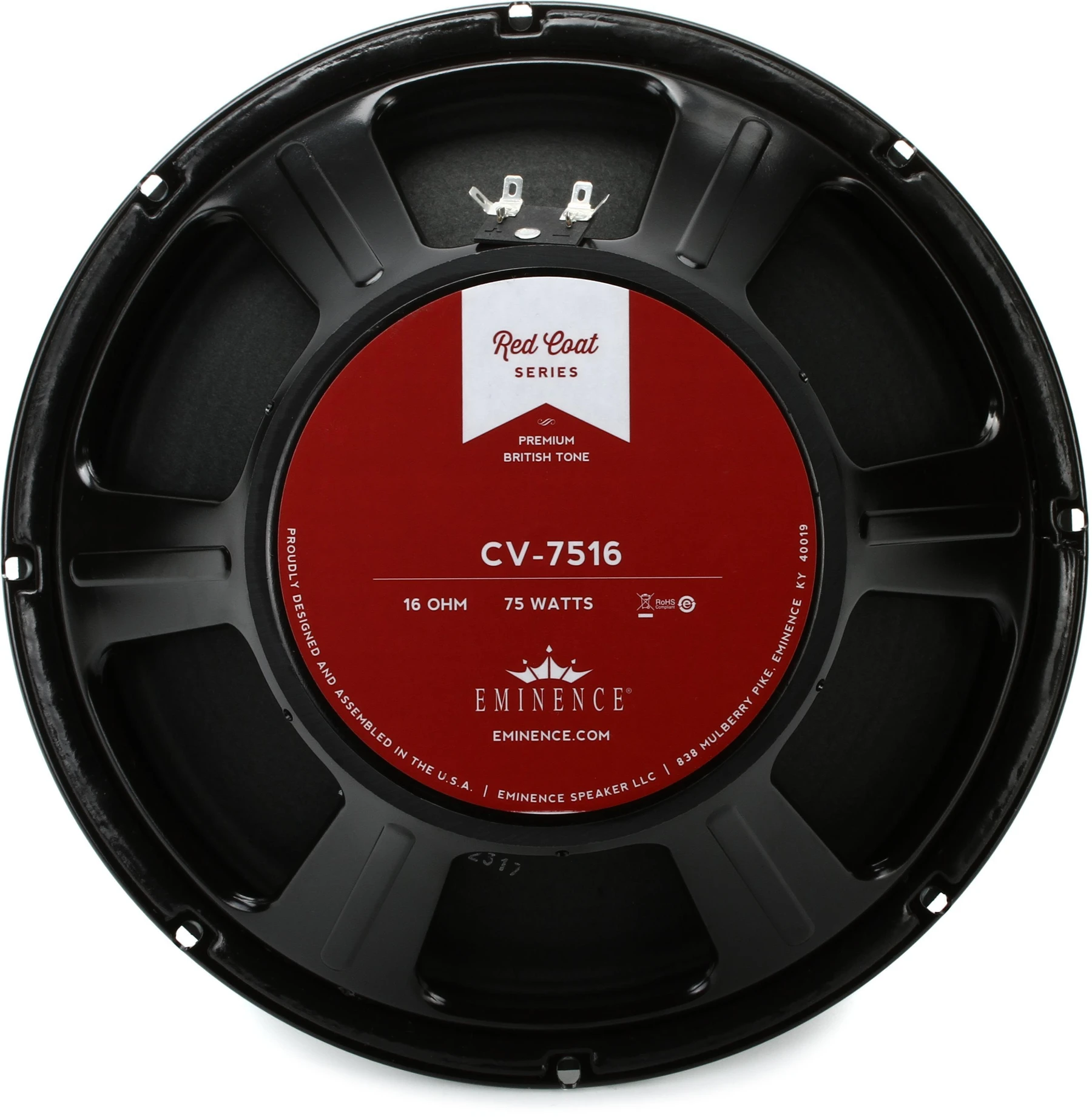 Eminence CV-75 12 英寸 75 瓦替换用吉他音箱扬声器 - 16 欧姆