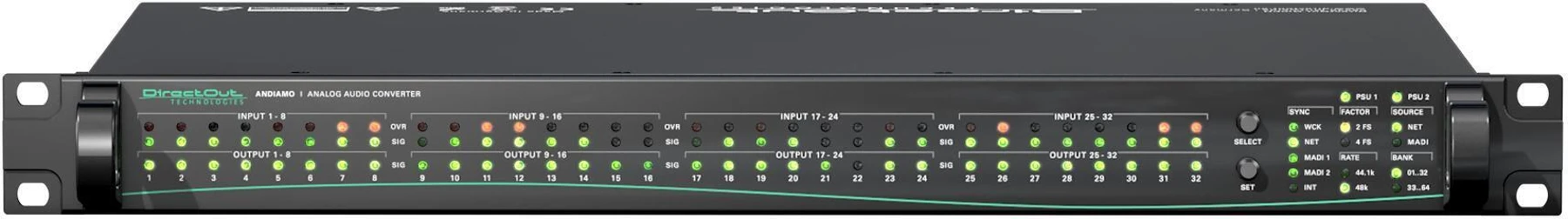 DirectOut Andiamo 32 × 32 AD/DA 转换器
