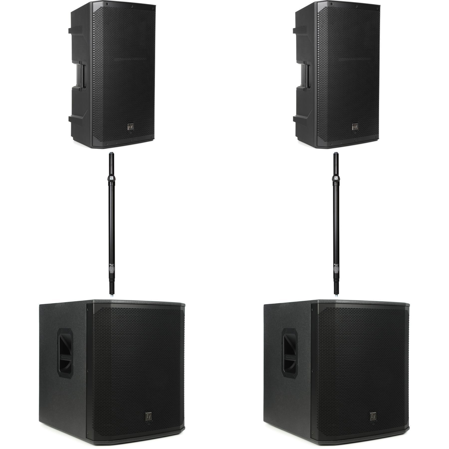 Electro-Voice ELX200-15P 15 英寸有源音箱及 ELX200-18SP 18 英寸有源低音炮 PA 套装