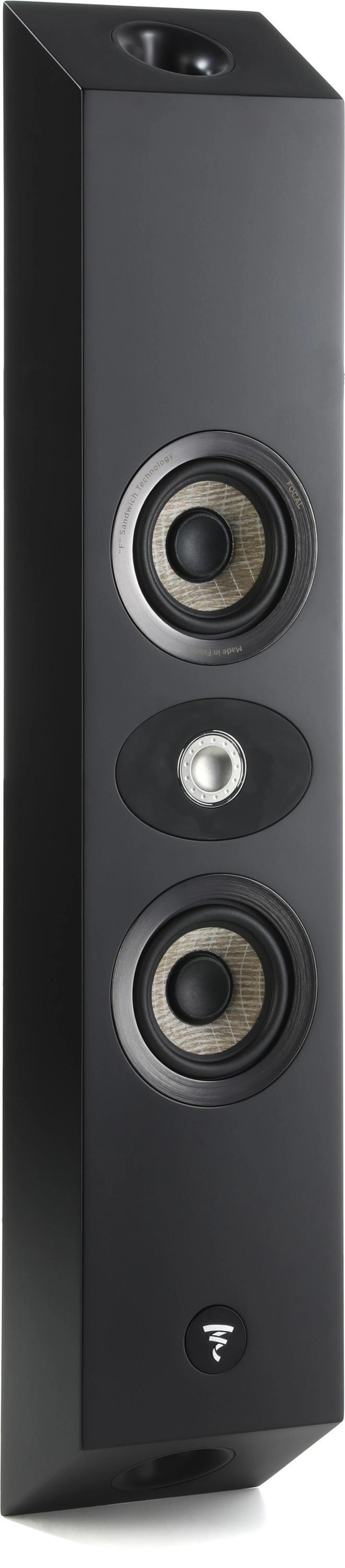 Focal On Wall 301 壁挂式扬声器 - 缎面黑色