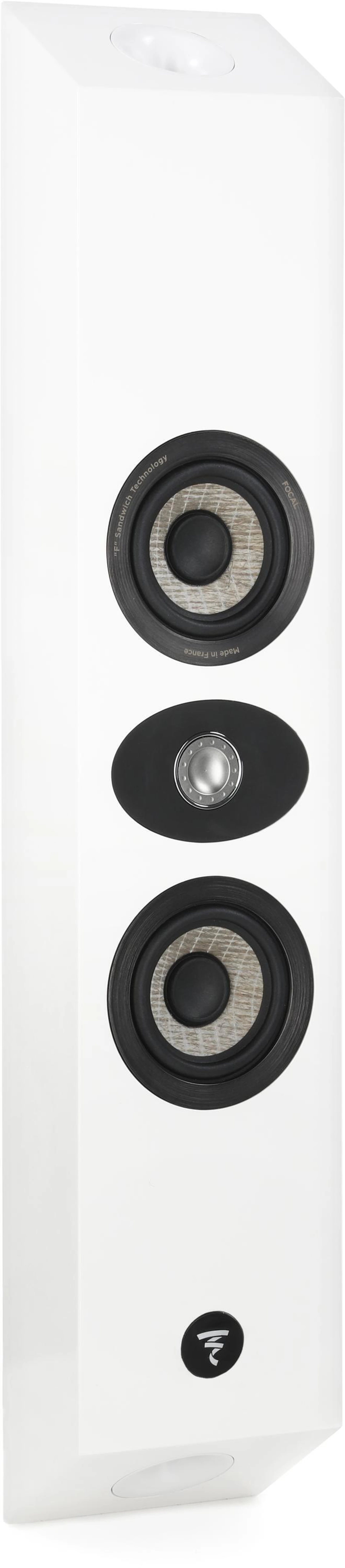 Focal On Wall 301 壁挂式扬声器 - 白色高光