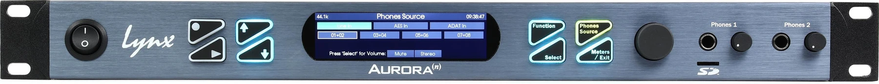 Lynx Aurora (n) 8 8通道 AD/DA 转换器，配备 AES 和 ADAT I/O，无接口