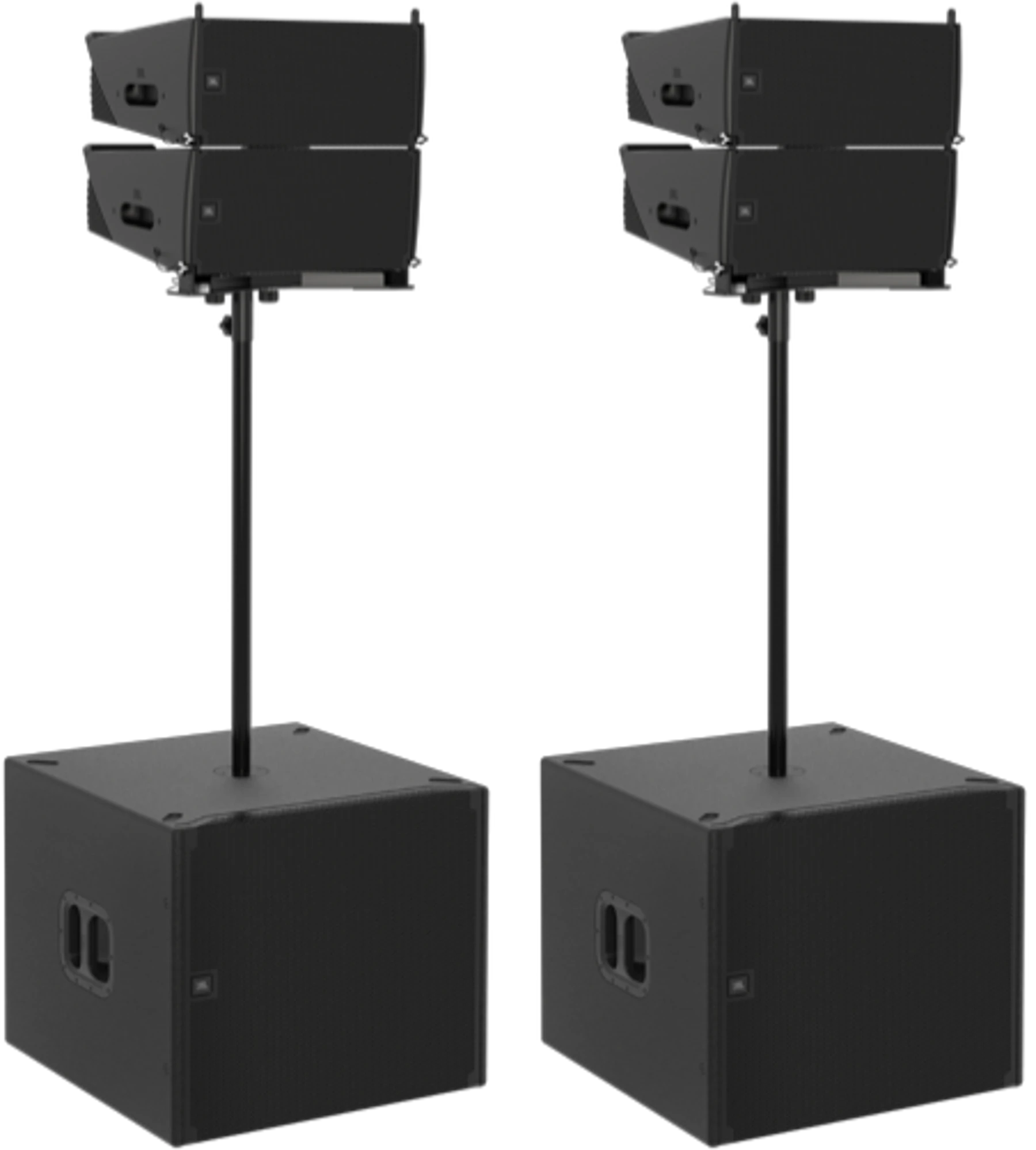 JBL SRX906LA 4 Powered Line Array 2 Powered Subwoofer Ground PA System