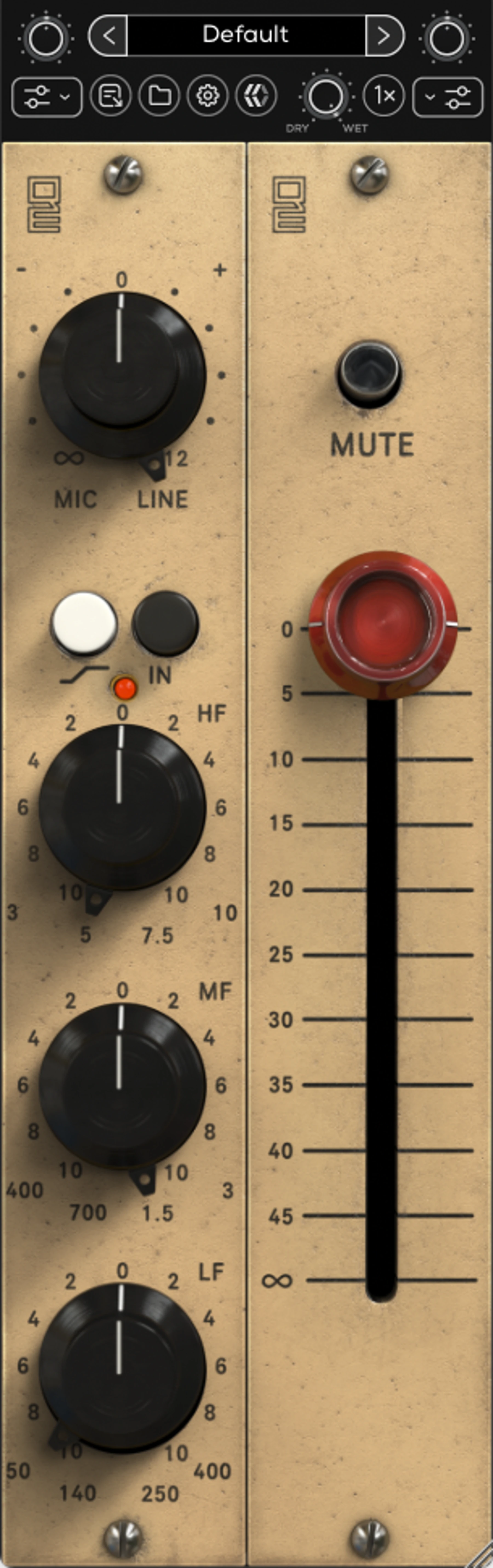 MixWave Quad Eight MM-310 Preamp Plug-in