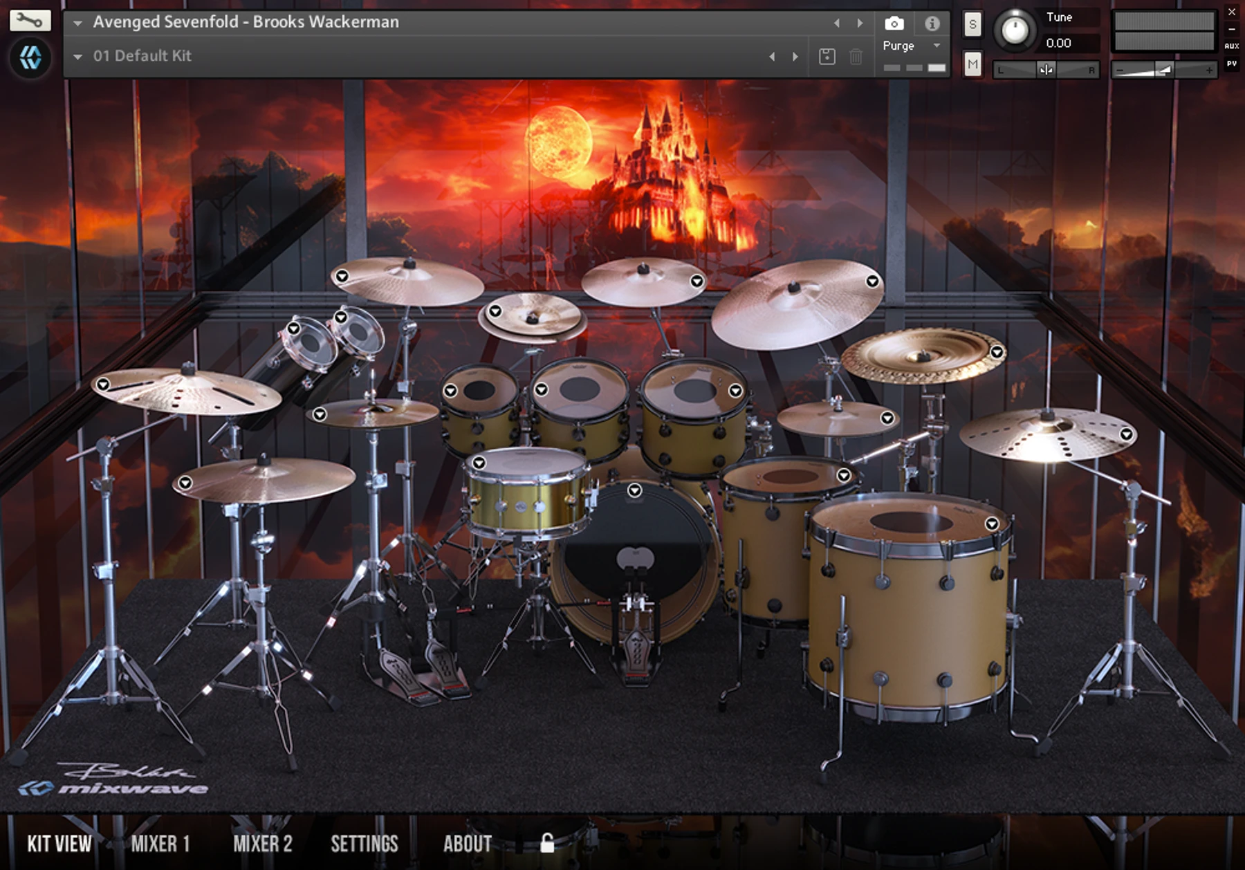 MixWave Brooks Wackerman Drum Library