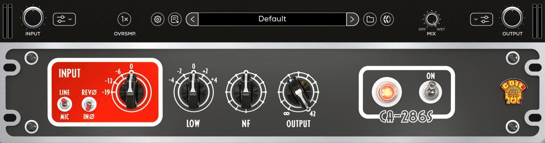 MixWave Coil Audio CA-286S Tube Preamp Plug-in