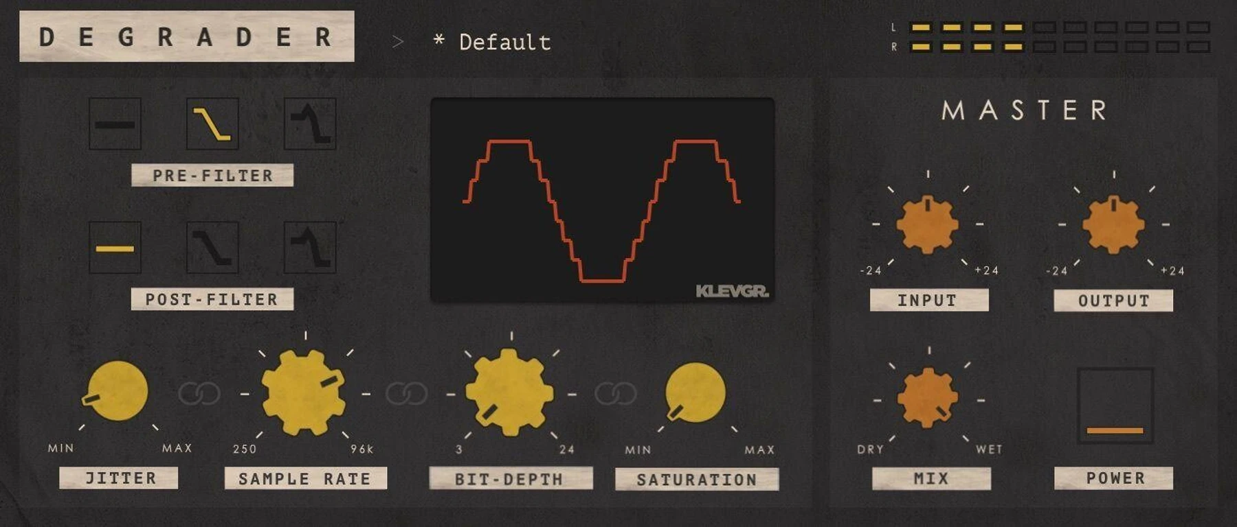 Klevgrand Degrader Resampler & Bitcrusher Plug-in