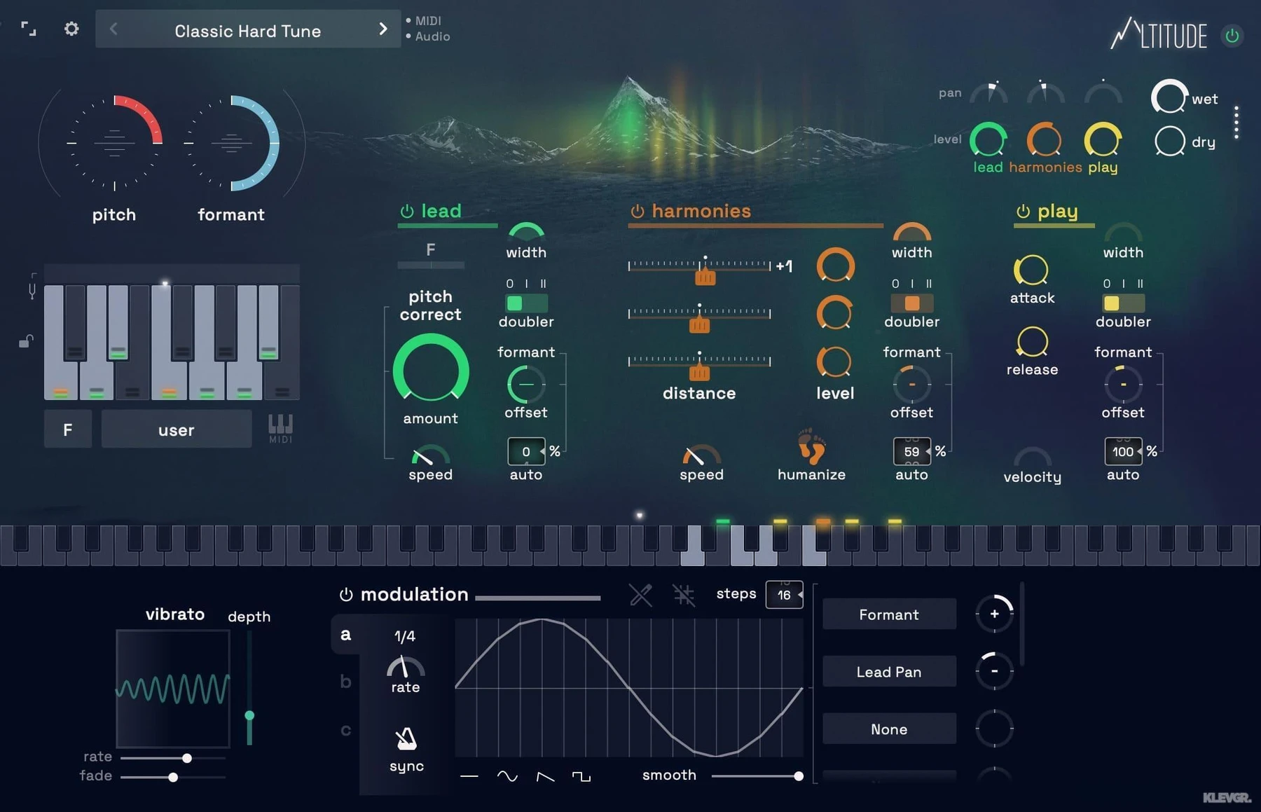 Klevgrand Altitude Vocal Performance Station Plugin