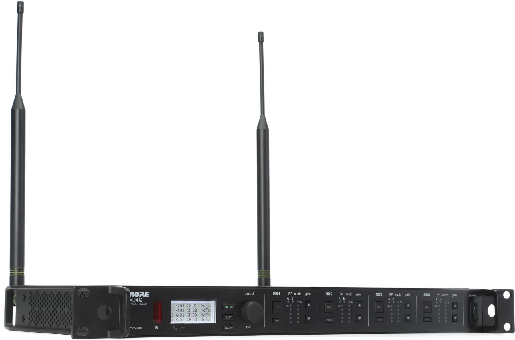 Shure ULXD4Q-GV 无线数字接收机 - G57 频段