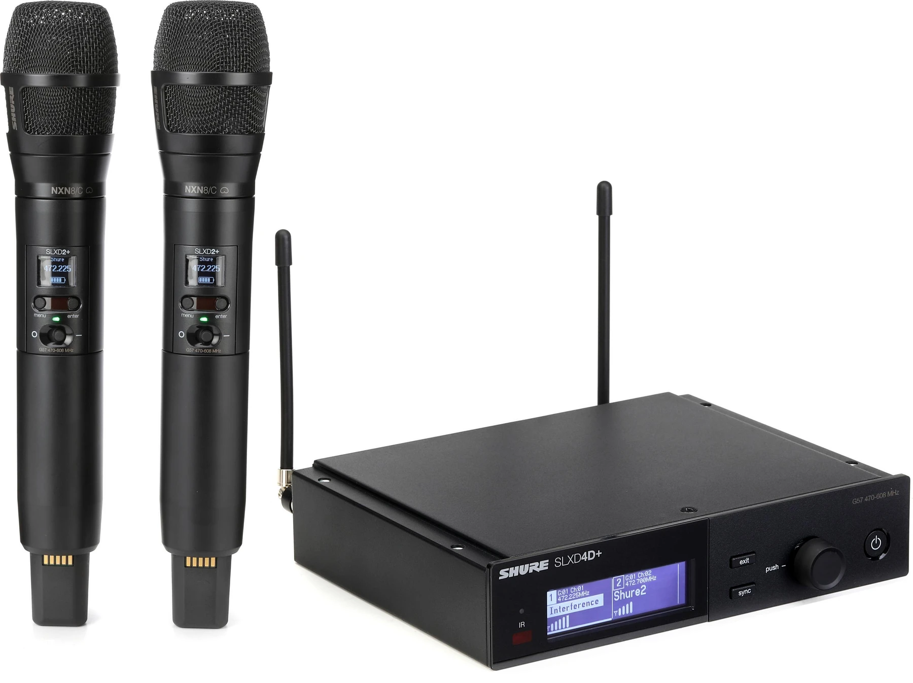 Shure SLXD24D+/N8C 数字无线手持系统 - G57 频段