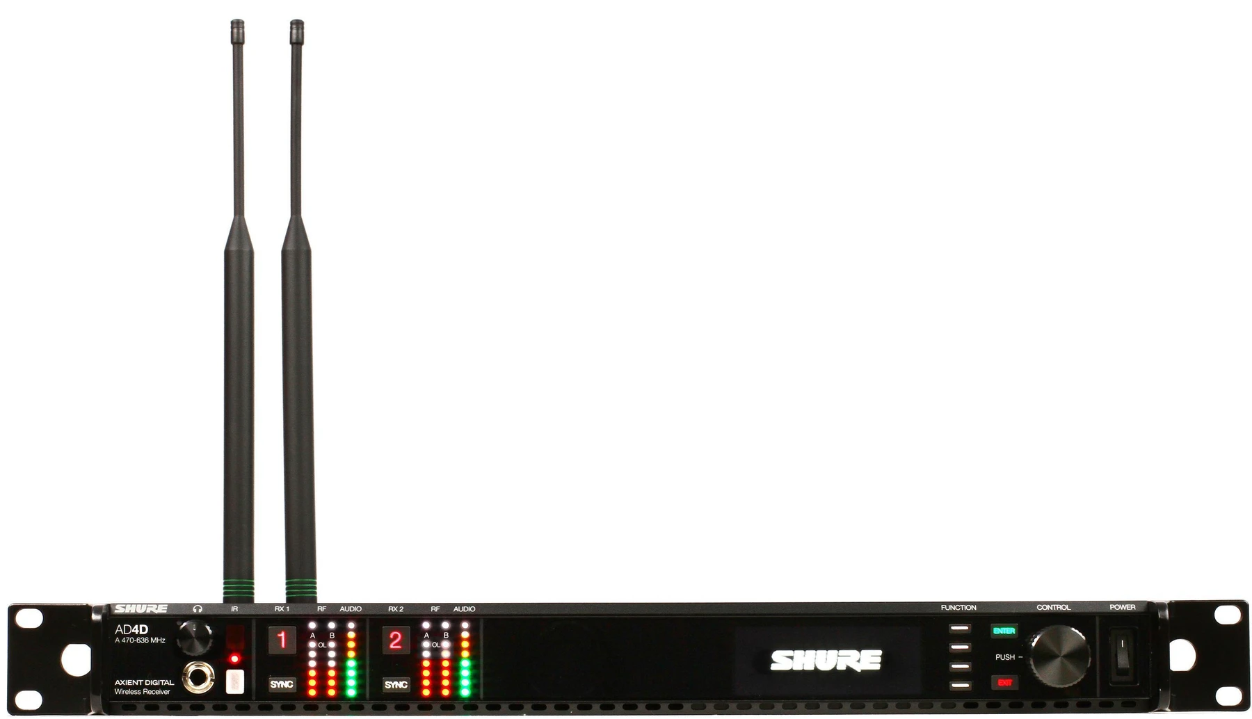 Shure AD4D 双通道数字无线接收机