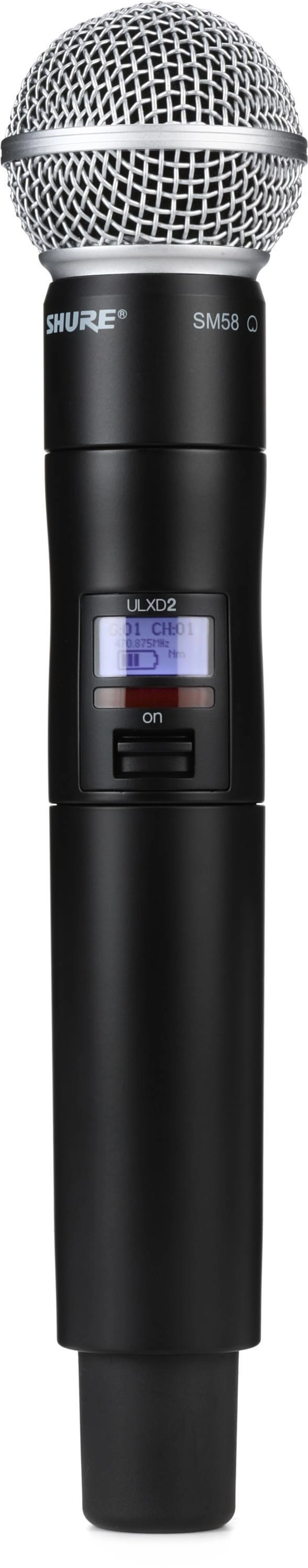 Shure ULXD2 数字手持发射机 - SM58 音头